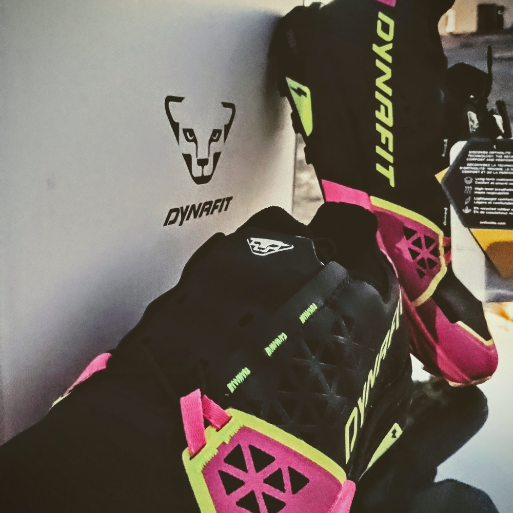 Women's Athletic Shoes - Black and Pink